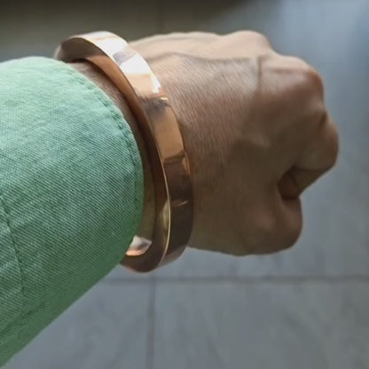 Heavy 180-200 Grams Jointless casting copper Kada for Men