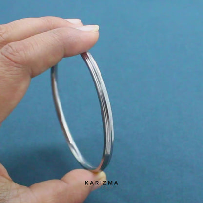 Shine Stylish Stainless Steel Unisex Kada