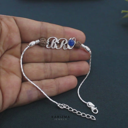 925 Real Silver Bracelet Bro Rakhi 8"