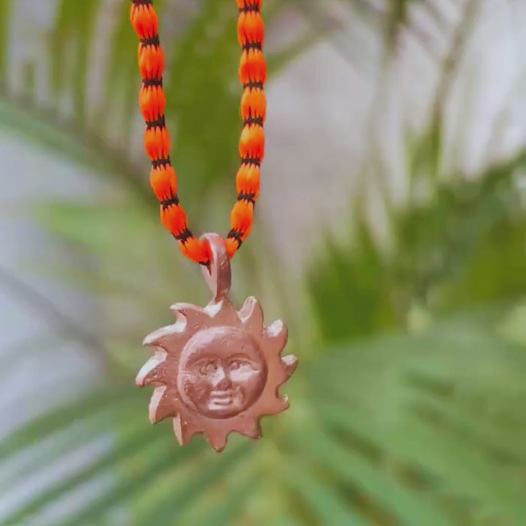 Pure Copper Surya (Sun) Pendant – Lal Kitab Astrology Remedy for
