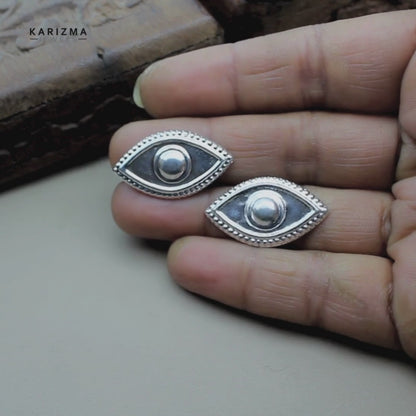 Silver Eyes Pair for Religious Vastu healing purpose