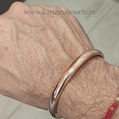 Thalaiva Pure copper open cuff kada for men & Women tambe ka bangle