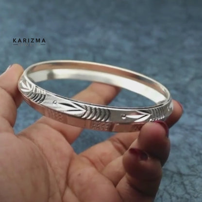 990 Sterling Silver Men's Bangle