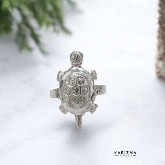 Amazing Turtle Look Indian Real Solid Silver gifting Unisex Ring