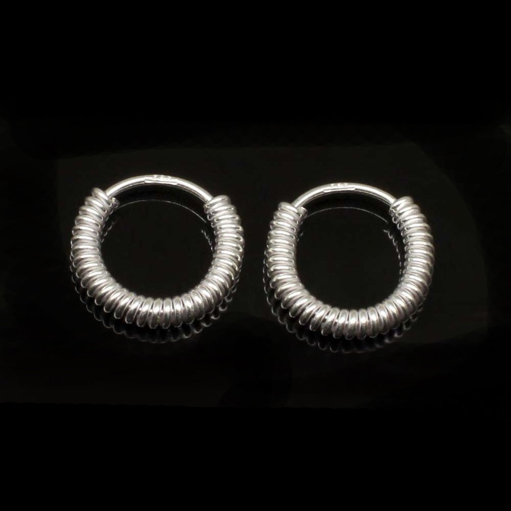 Pure Silver Bali Earrings for Men and women