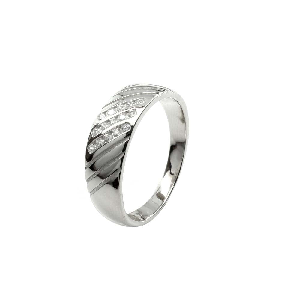 92.5 sterling silver with diamond hand-crafted design ring for men - – Soni  Fashion®