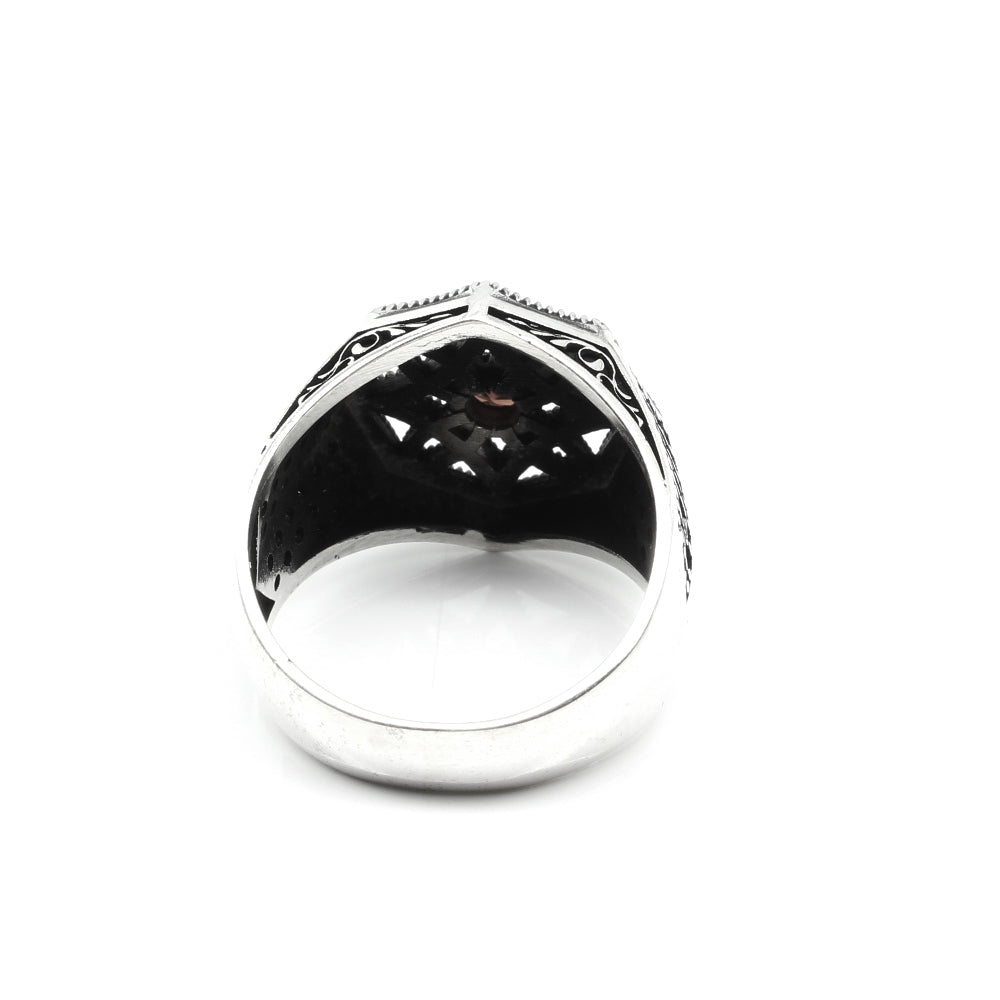 GUCCI Logo-Engraved Silver Ring for Men | MR PORTER