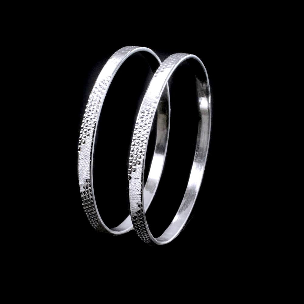 Real Solid Silver Women Bangles Bracelet (Kangan)