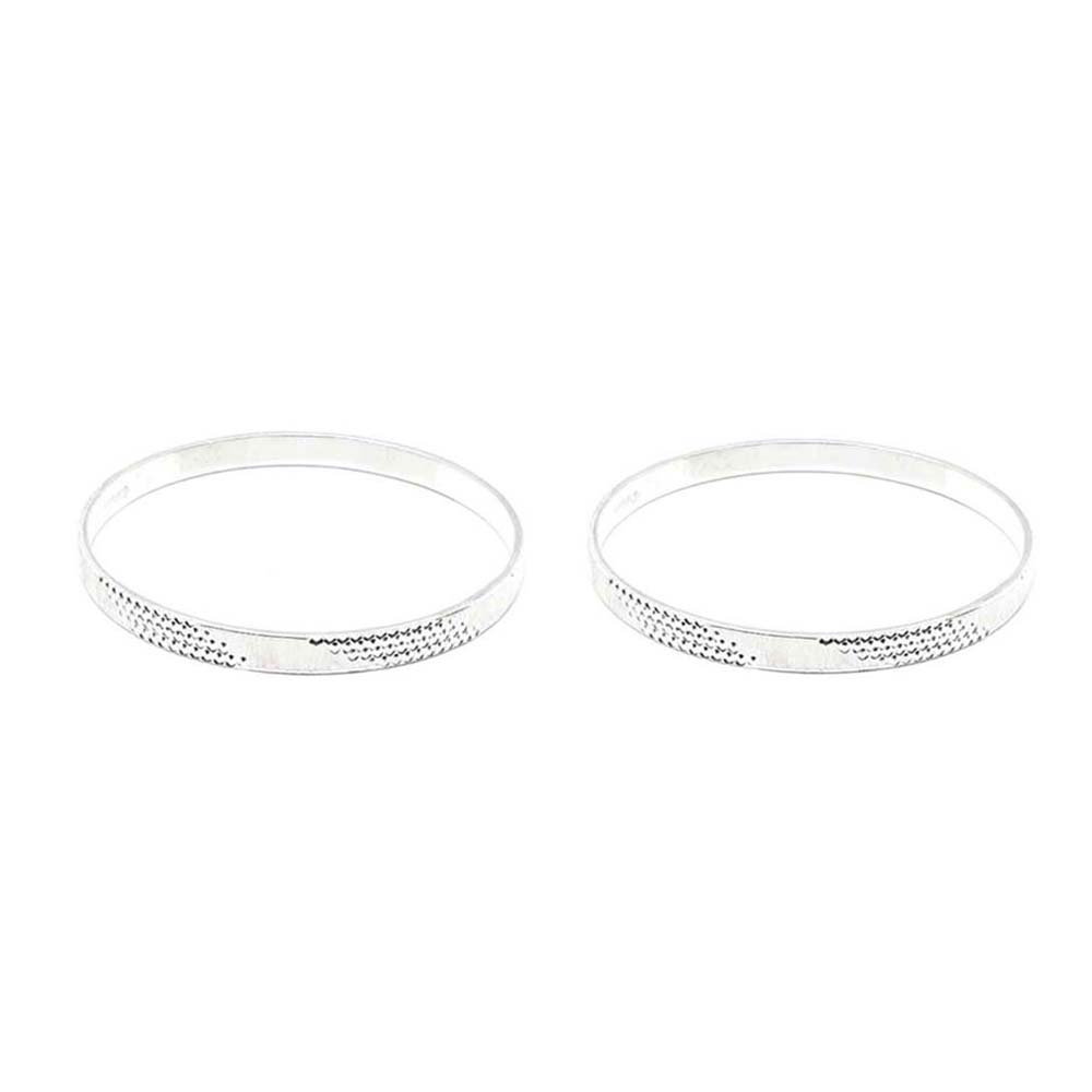 Real Solid Silver Women Bangles Bracelet (Kangan)