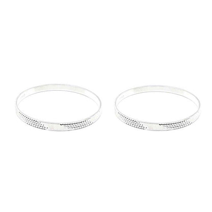 Real Solid Silver Women Bangles Bracelet (Kangan)