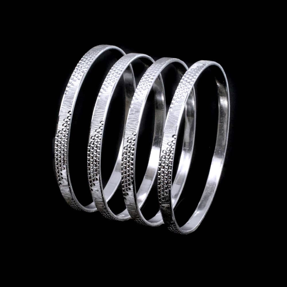 Real Solid Silver Women Bangles Bracelet (Kangan)