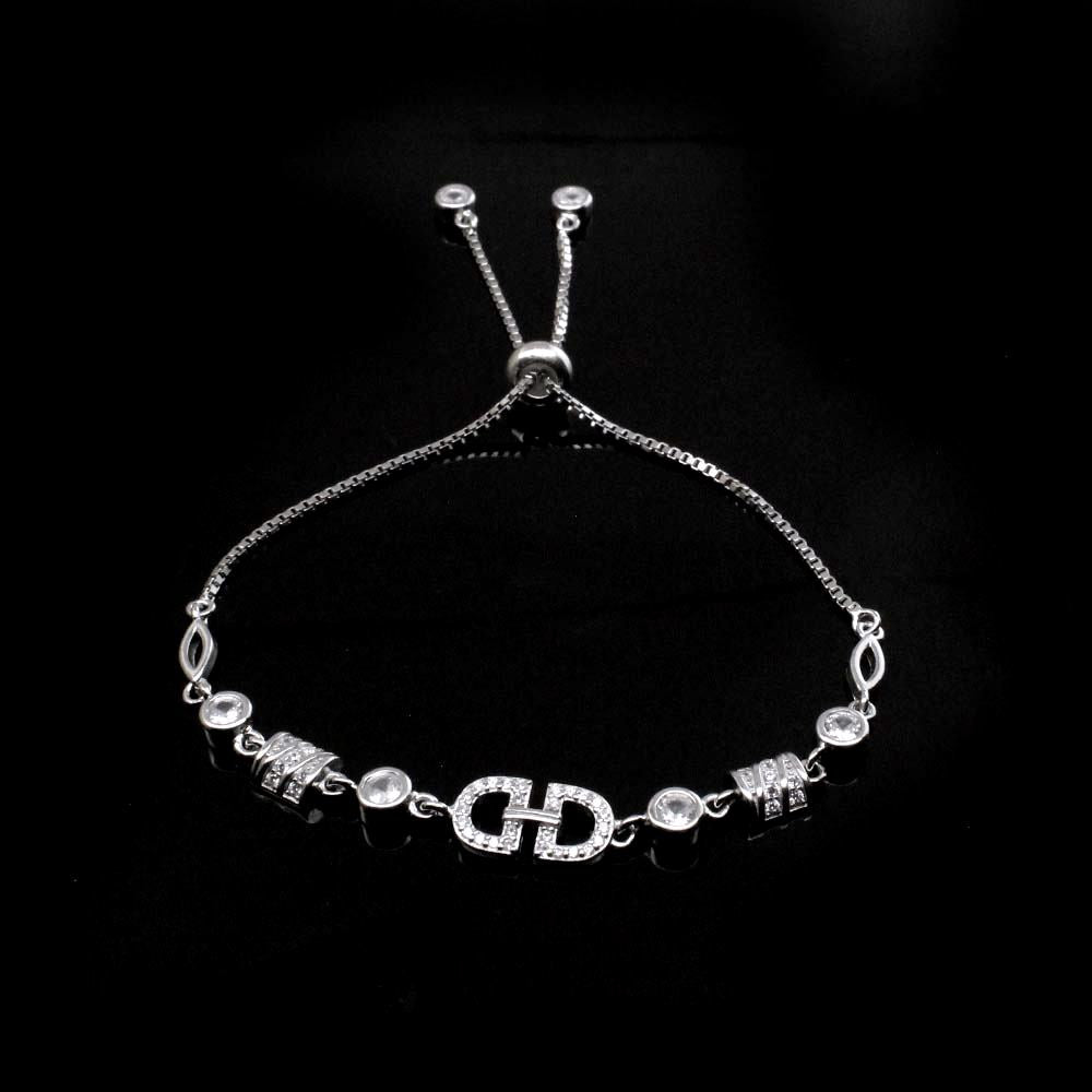 Beautiful Real 925 Silver platinum finish Bracelet for Girls