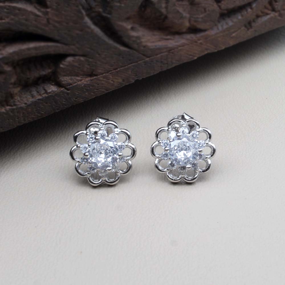 Vembley Korean Diamond Studded Cross Pearl Stud Earrings For Women And  Girls 2 Pcs/Set at Rs 65/pair in New Delhi