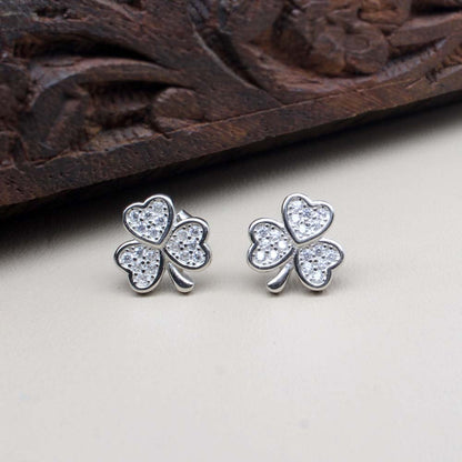 Women Silver  Earrings in flower shape