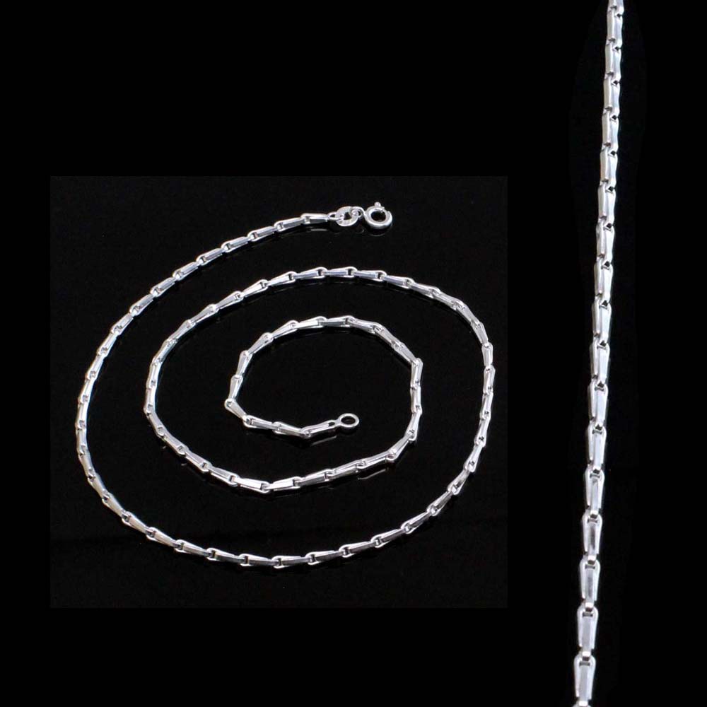 Indian Style Sterling Silver Indian Neck Chain 18"