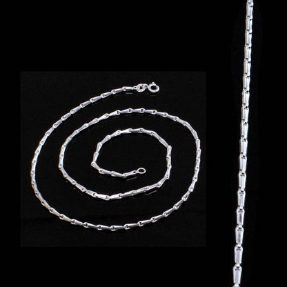 Indian Style Sterling Silver Indian Neck Chain 18"