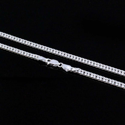 Real Solid 925 Sterling Silver Neck Chain 20"