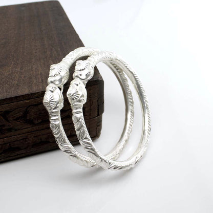 Real 925 Silver Bangles Bracelet