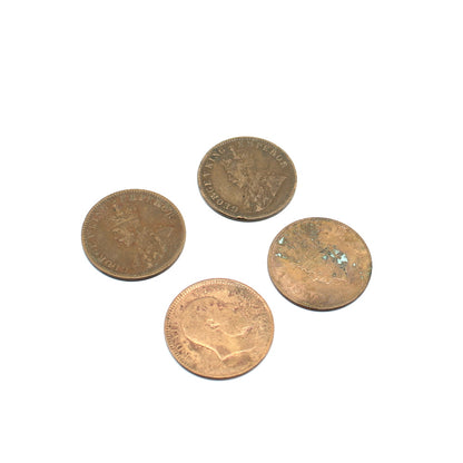 Copper Old Coins for lal kitab remedy and astrology