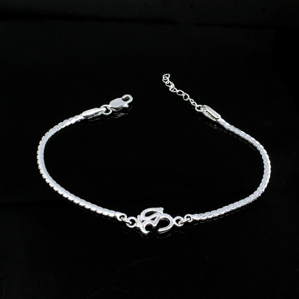 Charms Lotus Om Bracelet | 999 Pure Silver Bracelet | Silver Mantra  Bracelets - Bracelet - Aliexpress