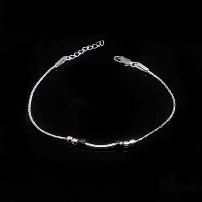 925 Solid Silver bracelet Rakhi for men women 8"