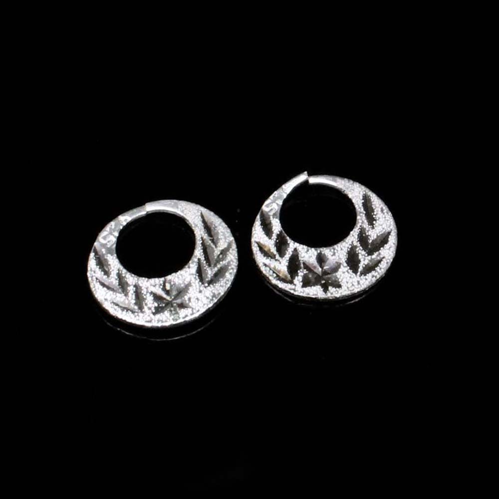 Pinwheel Earrings in Sterling Silver and Polymer – Queens Metal