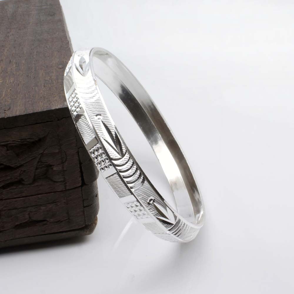 990 Sterling Silver Men's Bangle