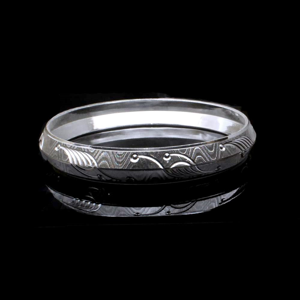 Real 990 Sterling Silver Men's Bangle