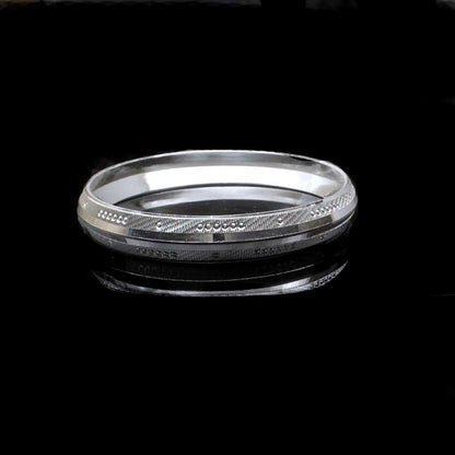 Real 990 Sterling Silver Men's Bangle