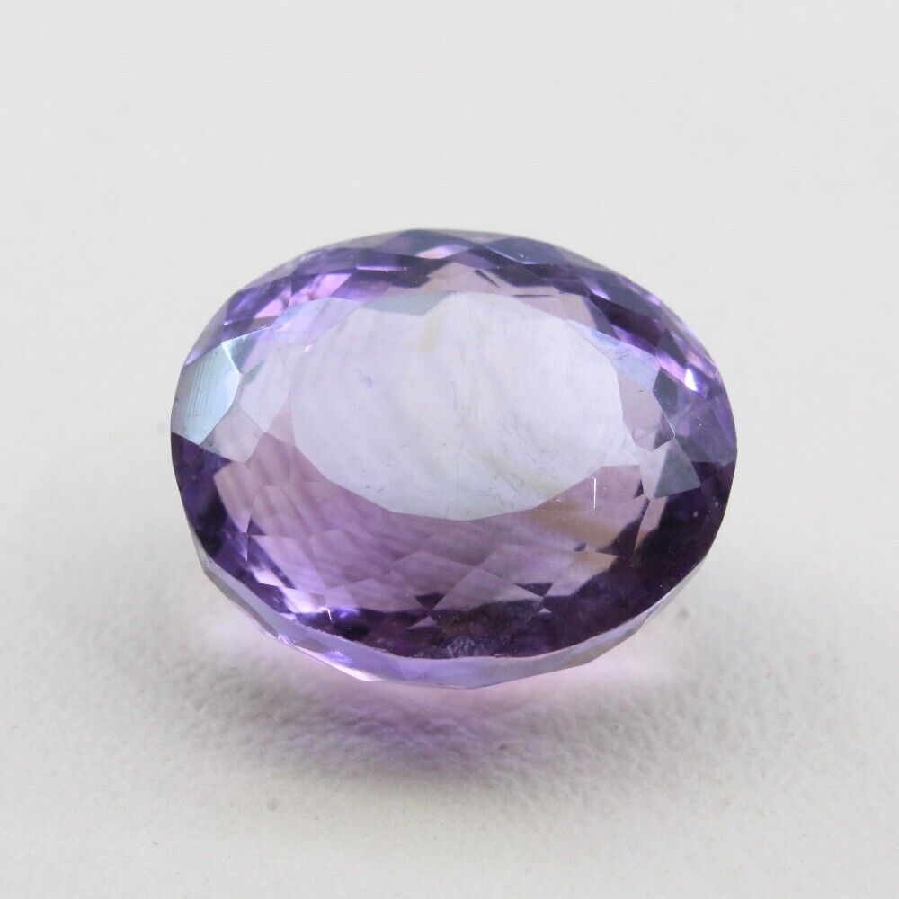 10.8Ct Natural Amethyst (Katella) Oval Faceted Purple Gemstone