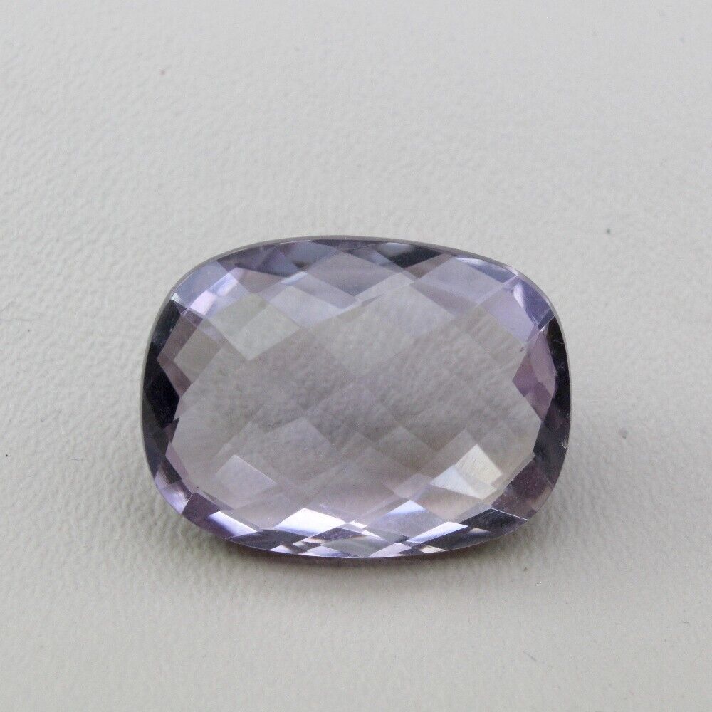 Certified 17.05Ct Natural Amethyst (Katella) Cushion Cut Fine Gemstone