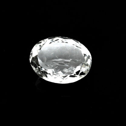 49.3Ct Natural Clear Crystal Quartz Oval Fine Gemstone