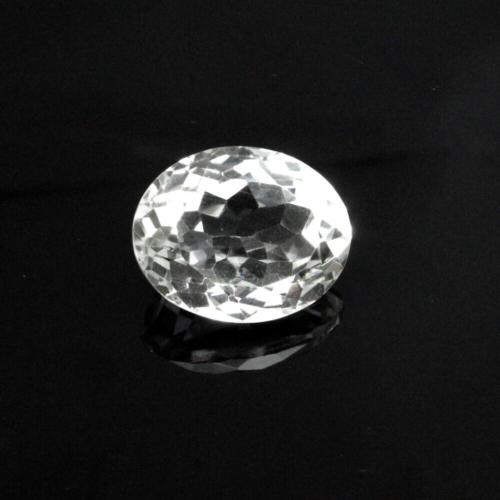 29.7Ct Natural Clear Crystal Quartz Oval Fine Gemstone