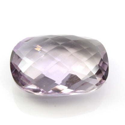 Certified 17.05Ct Natural Amethyst (Katella) Cushion Cut Fine Gemstone