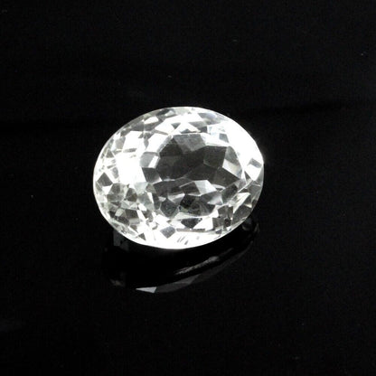 34.8Ct Natural Clear Crystal Quartz Oval Fine Gemstone