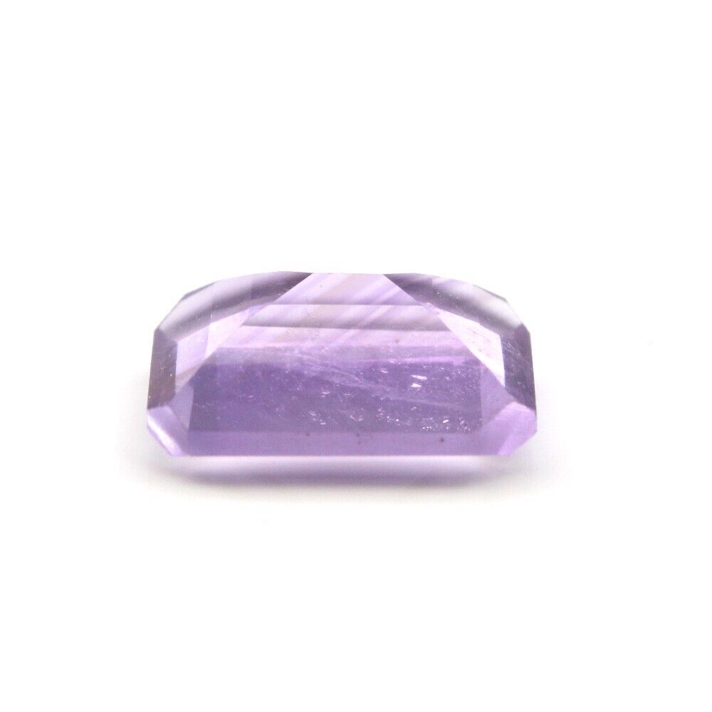 Purple Amethyst Gemstone 1.2Ct Emerald Cut Shinny