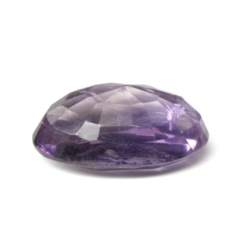 6.6Ct Natural Amethyst (Katella) Oval Faceted Purple Gemstone