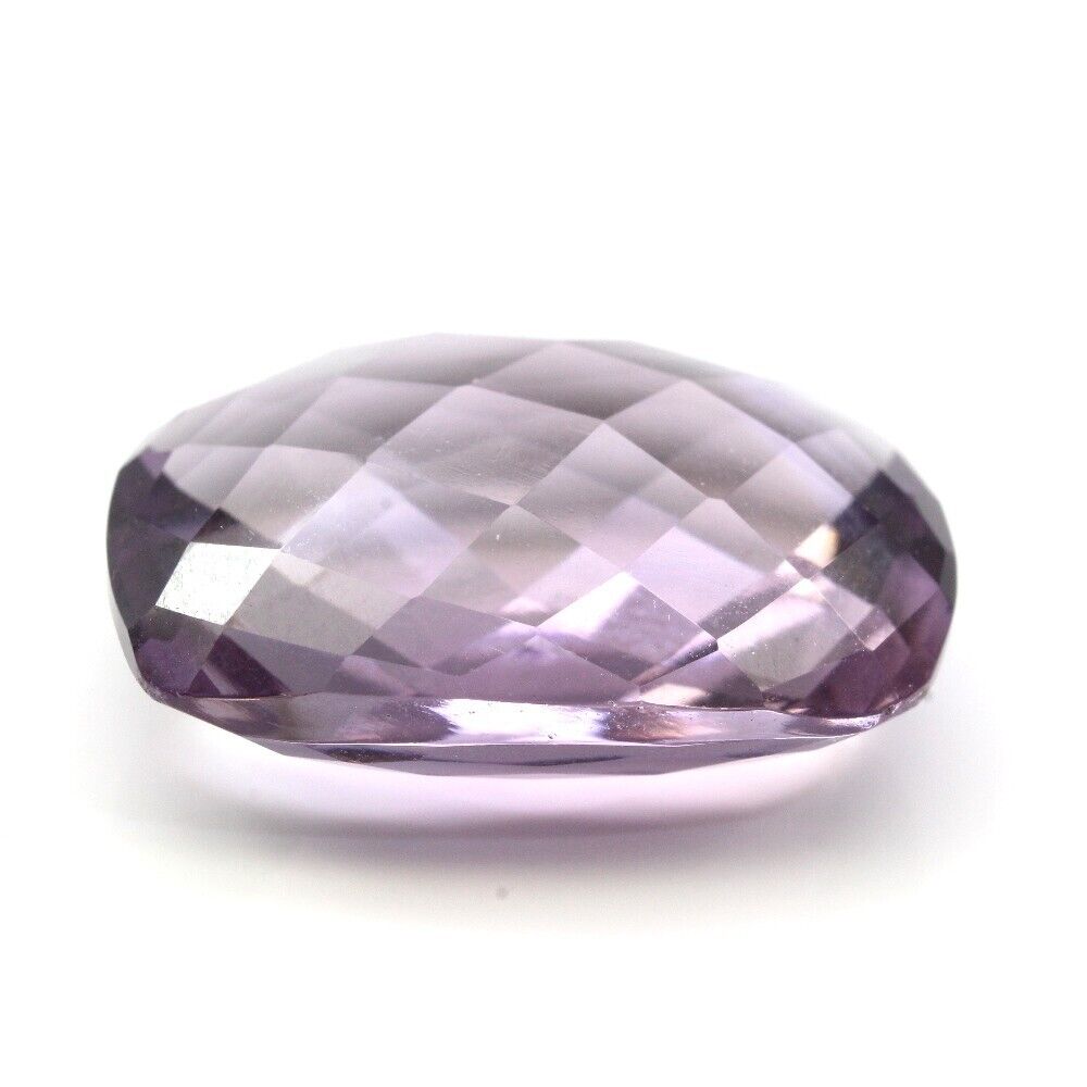 Certified 18.10Ct Natural Amethyst (Katella) Cushion Cut Fine Gemstone