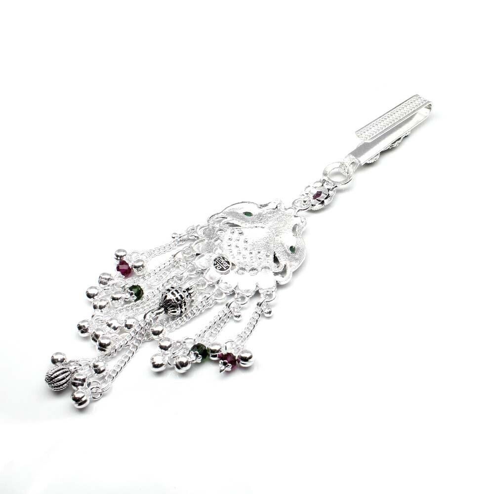 the-Rudraksha-silver-key-chain-Buy Online From KO Jewellery