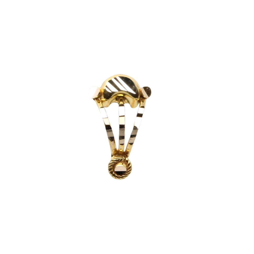 Real gold nose pin for women