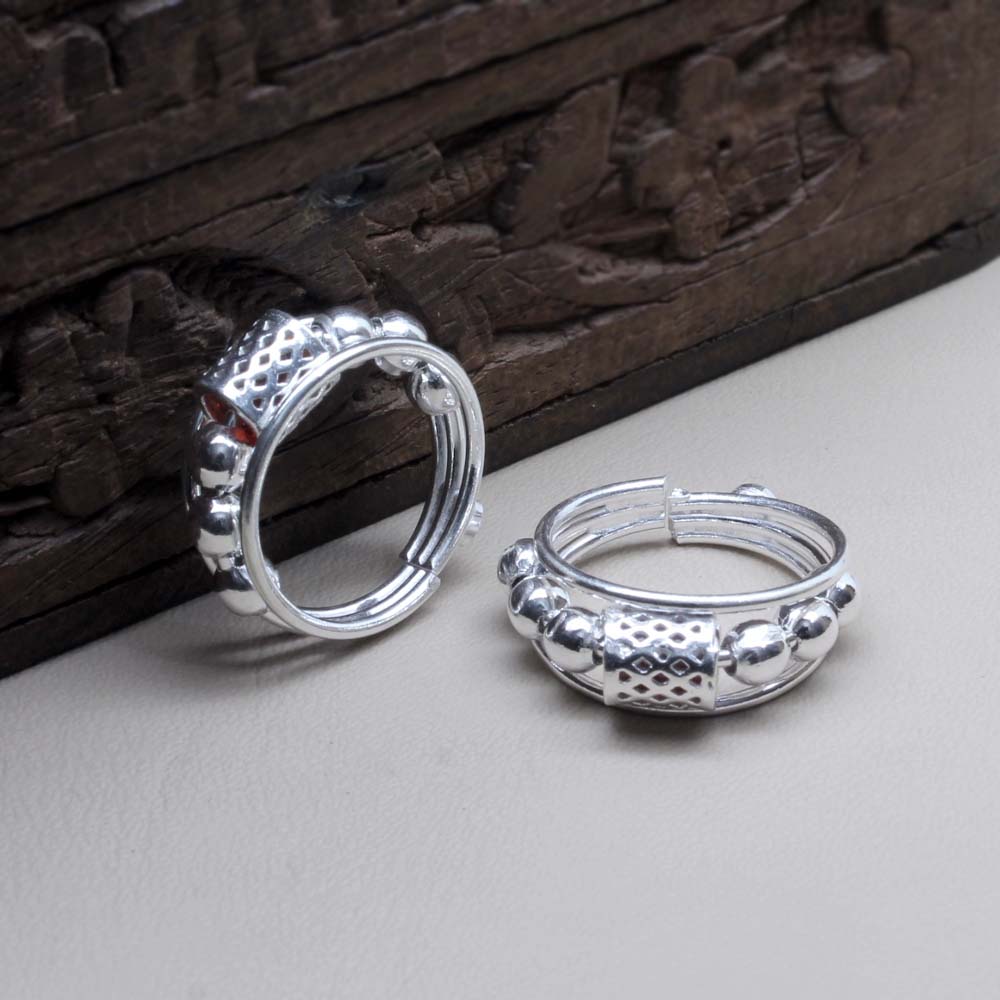 Real 925 Silver Women Toe Ring Pair – Karizma Jewels