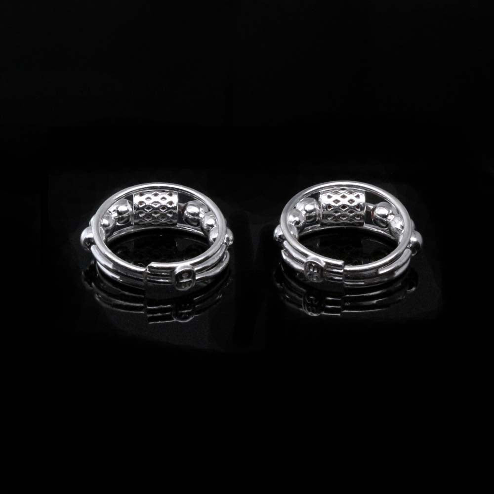 Real 925 Silver Women Toe Ring Pair