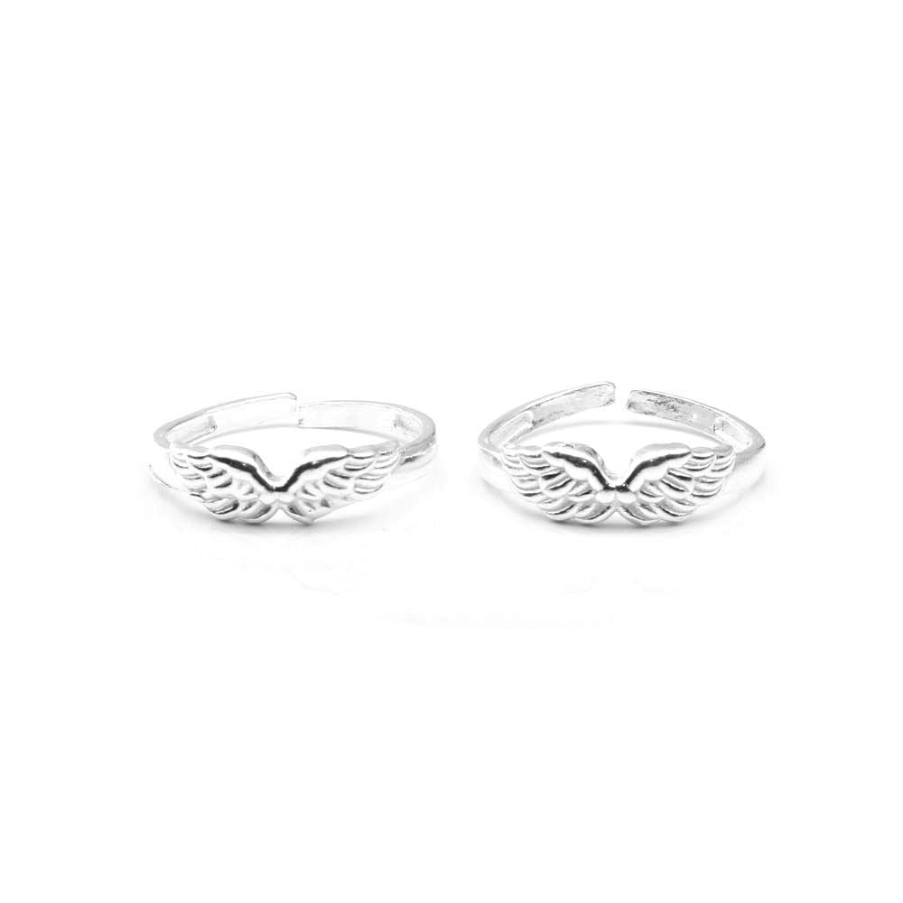 Real Sterling Silver Indian Women Toe Ring Pair