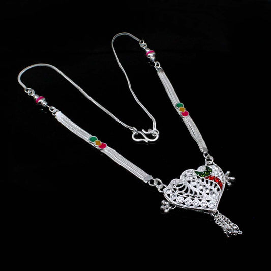Real Srerling Silver Mangalsutra women necklace chain gift for wife