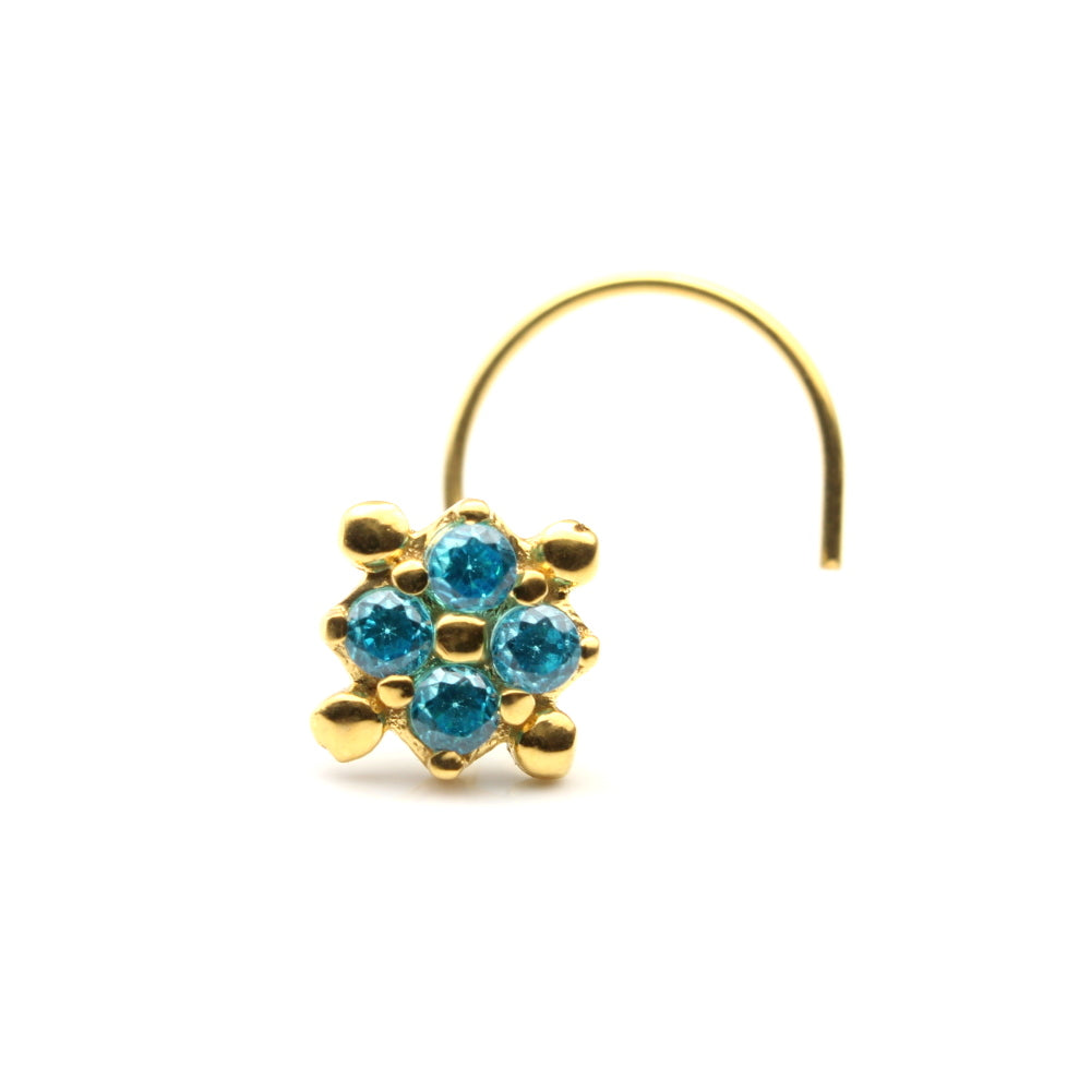 order online 14k Real Gold Nose Ring Nath for women 