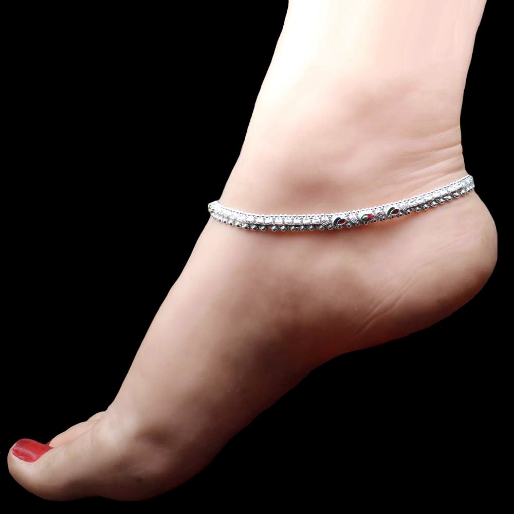 Foot clearance anklets silver