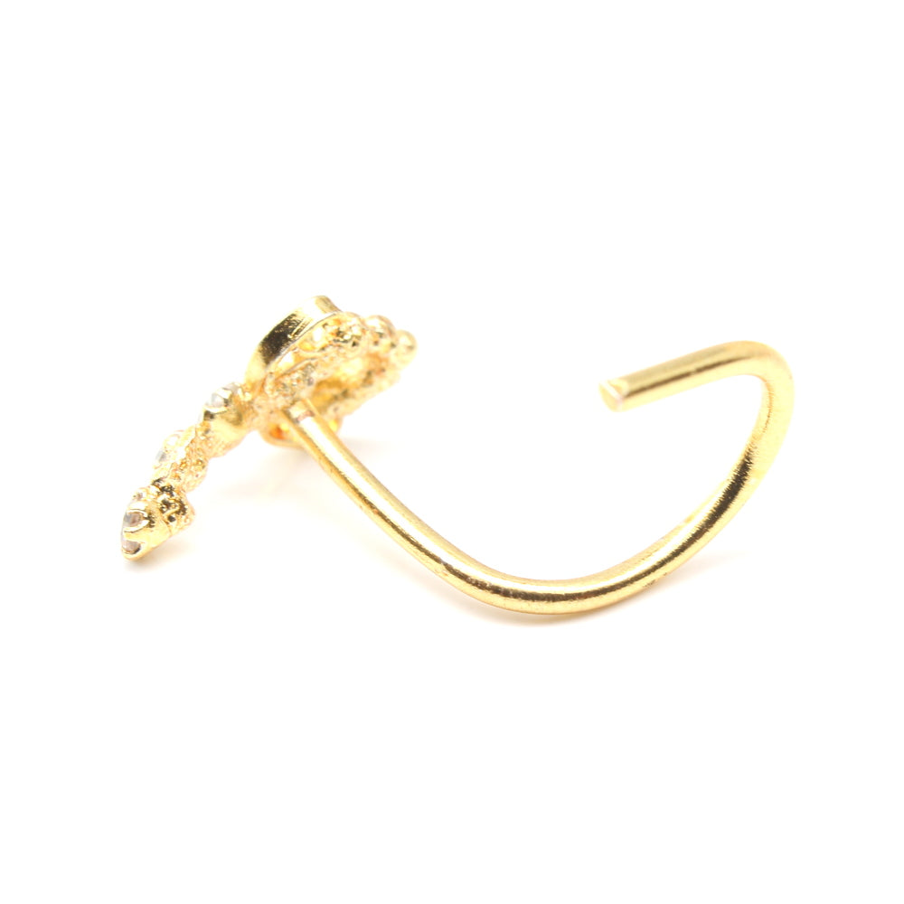 How to get hot sale corkscrew nose ring in