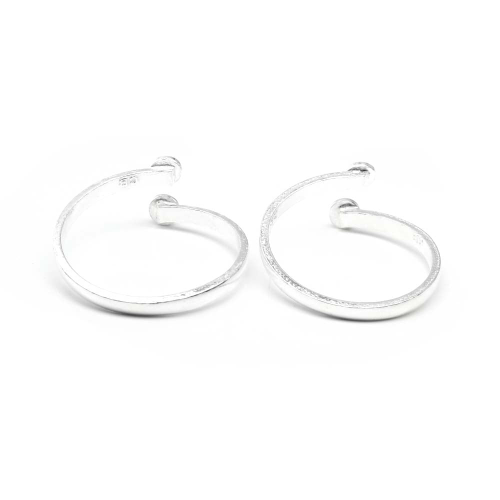 Ethnic 925 Real Sterling Silver THUMB Toe Rings