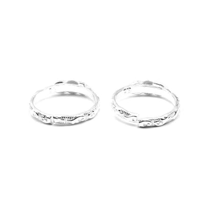 Indian sterling silver adjustable Toe Rings bichia for women