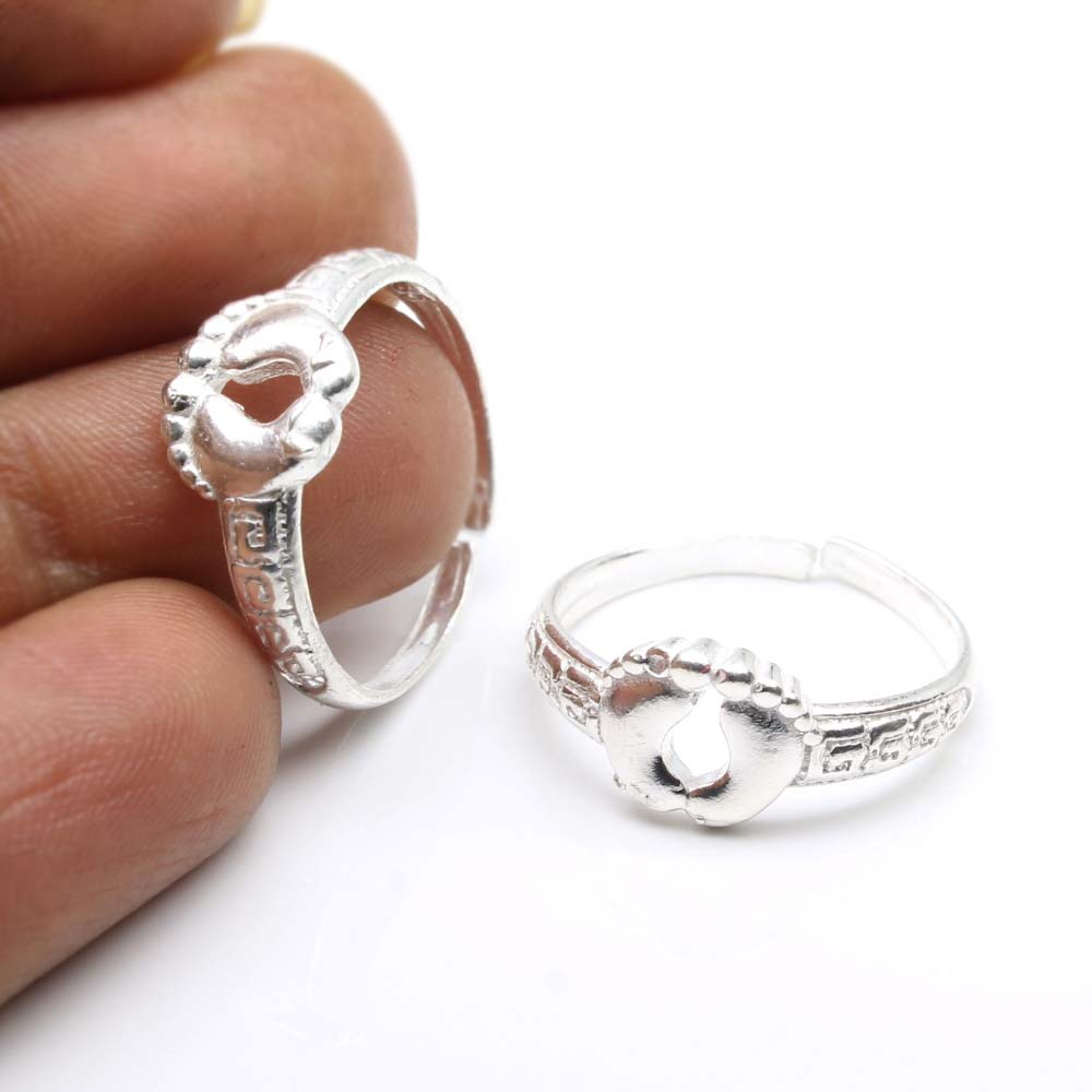 Real 925 Silver bichhiya for women Toe Ring Pair